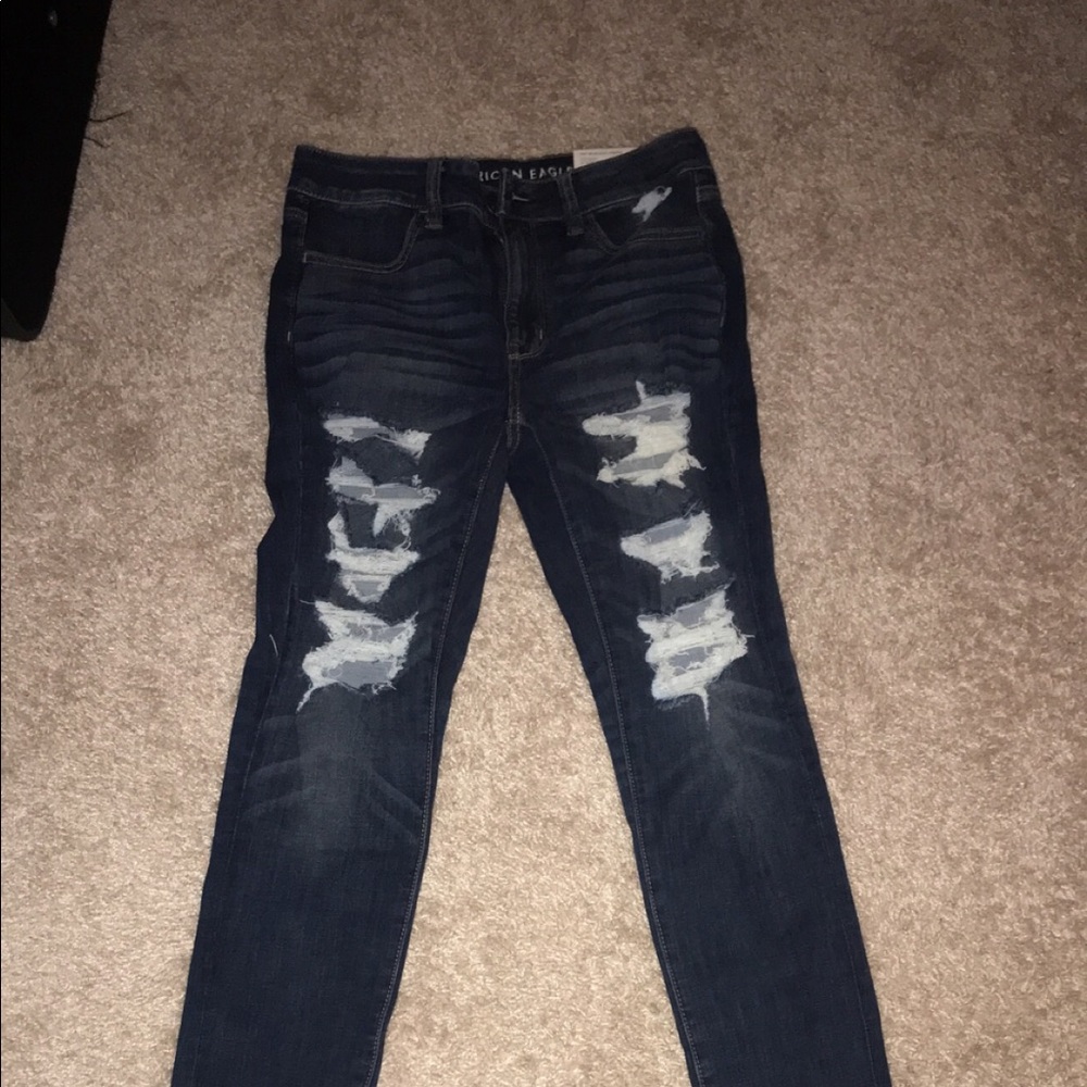 high waisted jeggings, very stretchy